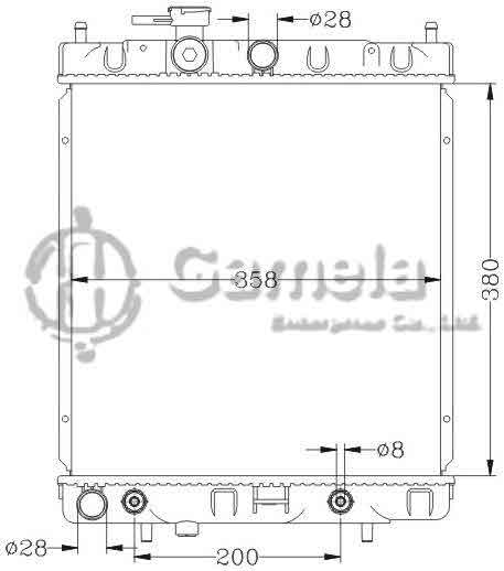 6115175N - Radiator-for-NISSAN-MICRA-92-99-K11-AT-OEM-21460-97B00-97B15-45B00