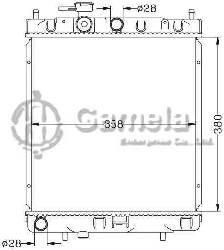 6115176N - Radiator-for-NISSAN-MICRA-92-99-K11-MT-OEM-21410-1F515-1F520-98B00