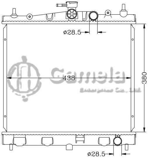 6115180N - Radiator-for-NISSAN-MICRA-02-K12-MT