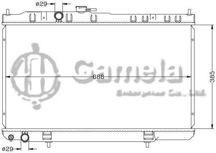 6115186N - Radiator-for-NISSAN-SUNNY-07-MT-OEM-21410-95F0C