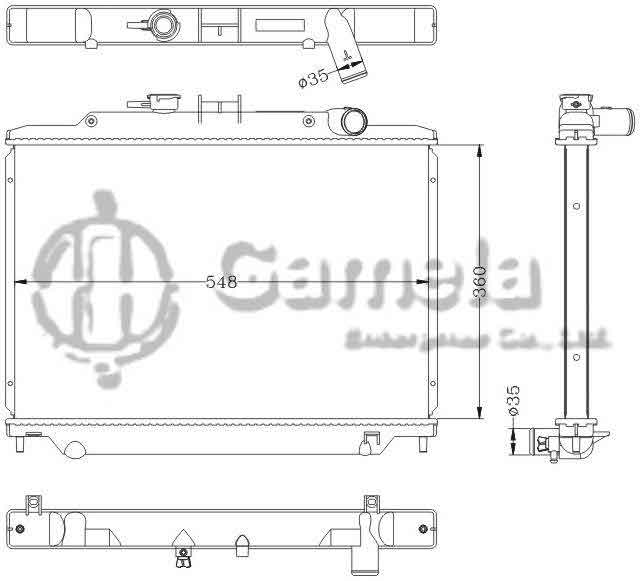 6115203N - Radiator-for-NISSAN-UNVAN-06-MT