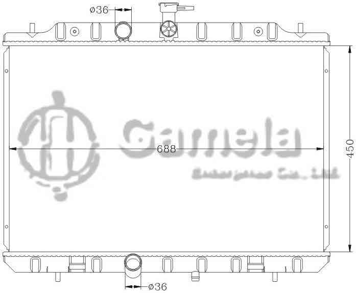 6115209N - Radiator-for-NISSAN-X-TRAIL-T31-07-MT-OEM-21460-JG000-JG300