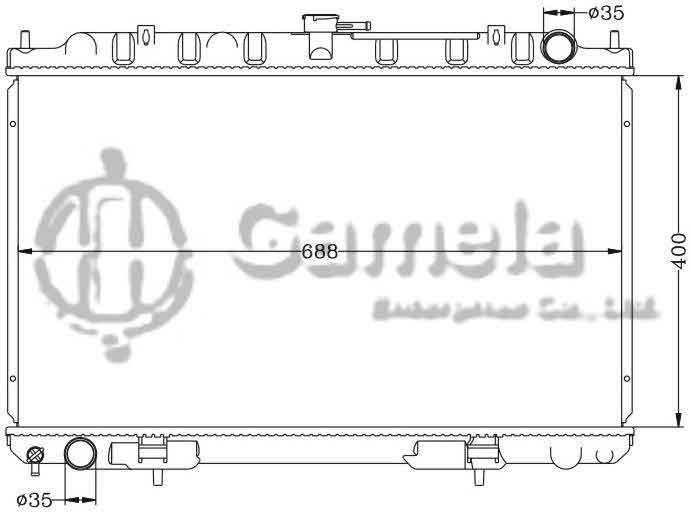 6115220AN - Radiator-for-NISSAN-HV10-98-00-MT