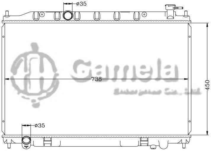 6115230N - Radiator-for-NISSAN-MURANO-03-MT