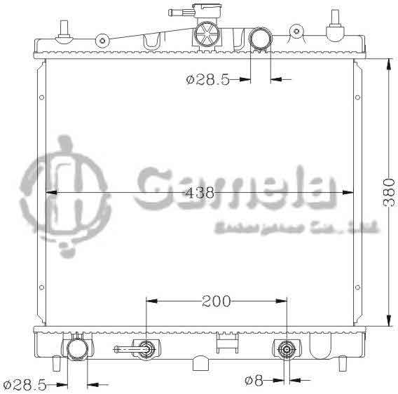 6115239N - Radiator-for-NISSAN-MICRA-02-K12-AT