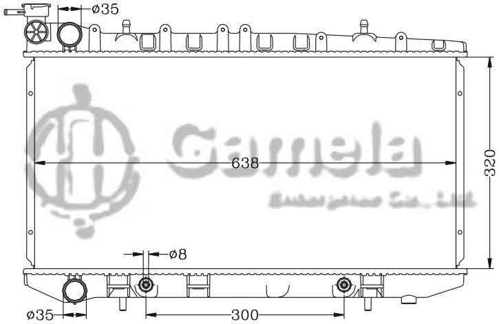 6115250N - Radiator-for-NISSAN-SUNNY-B14-94-96-AT