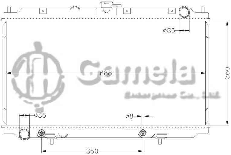 6115253N - Radiator-for-NISSAN-ALMERA-02-AT