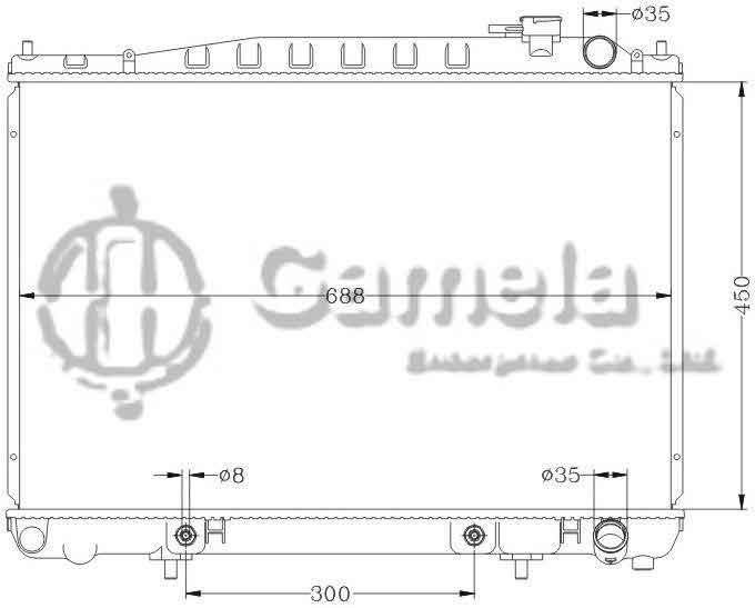 6115259N - Radiator-for-NISSAN-PATHFINDER-96-00-AT-NISSAN-CEDRIC-PY33-ENY33-95-98-AT-OEM-21460-4P000