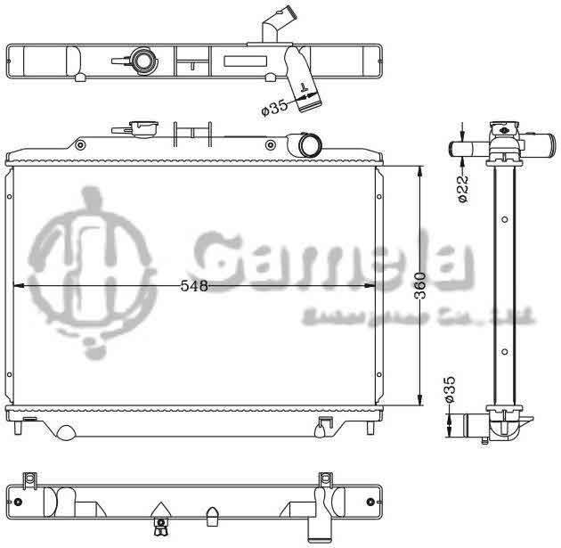 6115263N - Radiator-for-NISSAN-UNVAN-06-MT