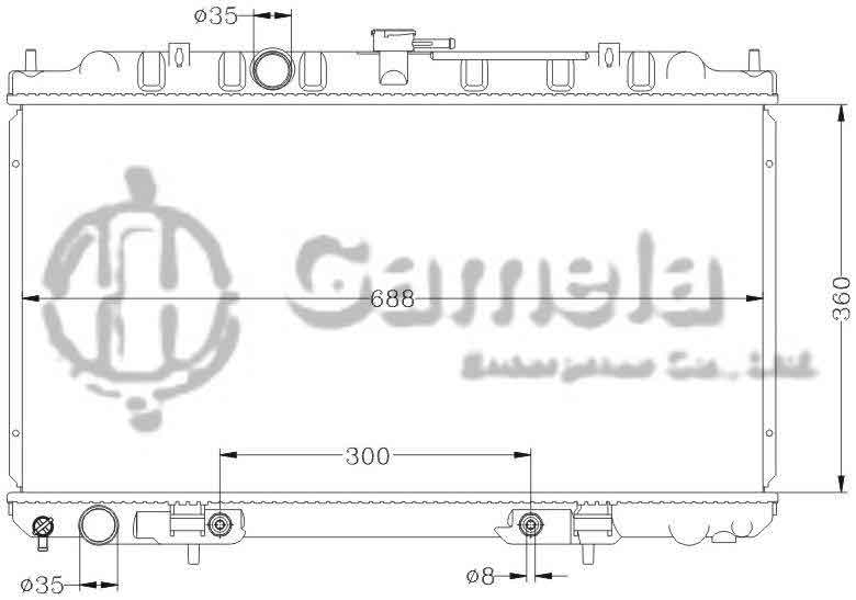 6115274N - Radiator-for-NISSAN-SE-R-02-AT-OEM-21460-4Z700-DPI-2469