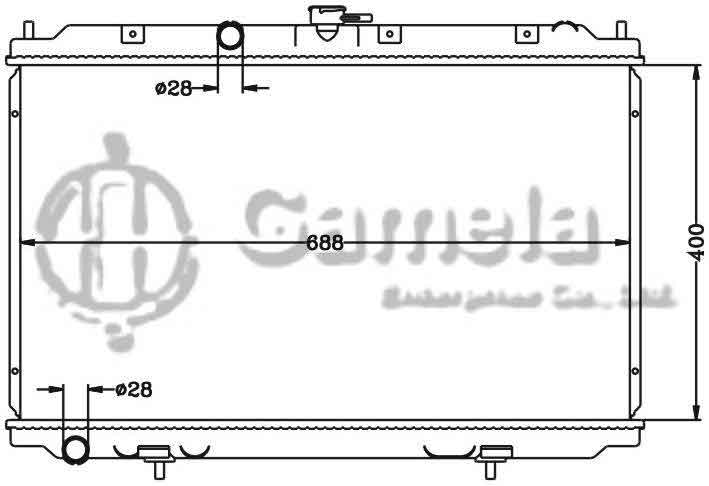 6115282N - Radiator-for-NISSAN-ALMERA-TINO-00-MT-OEM-21410-BU000-BU001