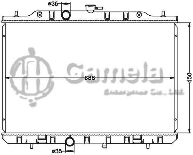 6115291N - Radiator-for-NISSAN-ROGUE-08-11-MT-OEM-21400-JM00A-DPI-13047