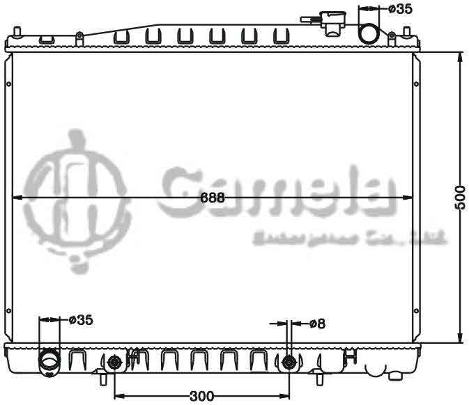 6115298N - Radiator-for-NISSAN-TERRANO-95-97-PR50-TD27-AT