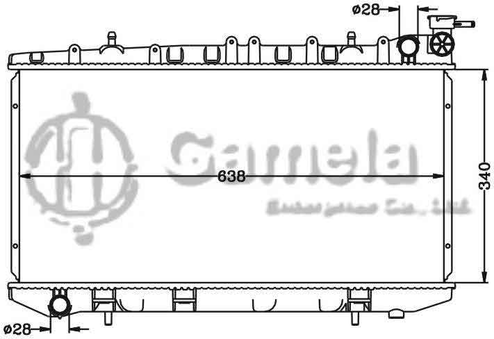 6115302N - Radiator-for-NISSAN-INFINITI-G20-91-96-MT-OEM-21460