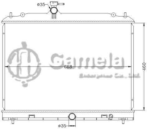 6115317NA - Radiator-for-NISSAN-SERENA-05-MT-OEM-21410-CY000