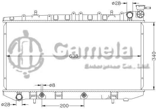 6115320NA - Radiator-for-NISSAN-AVENIR-W10-90-AT-OEM-21460-70N00