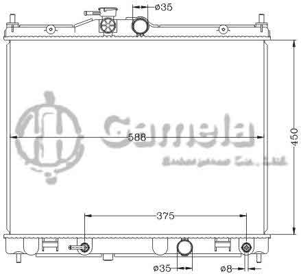 6115325NA - Radiator-for-NISSAN-NV200-09-AT-OEM-21460-JX10A-JX10B