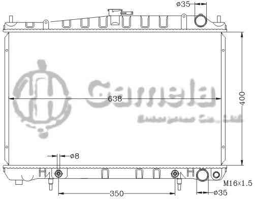 6115333NA - Radiator-for-NISSAN-LAUREL-C34-C35-95-03-AT