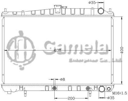 6115340NA - Radiator-for-NISSAN-Laurel-HC34-93-94-AT-OEM-21460-70T00