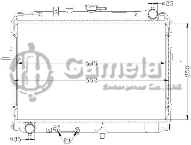 6116012N - Radiator-for-MAZDA-ECONOVAN-99-E2000-G-MT-OEM-F81F-15-200A-F850-15-200A