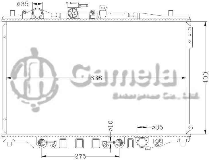 6116037N - Radiator-for-MAZDA-MX6-88-92-626GD-AT-OEM-F8C8-15-200A-E92Z8005C-E-DPI-246-248