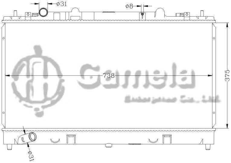 6116067AN - Radiator-for-MAZDA-6-ATENZA-05-MT