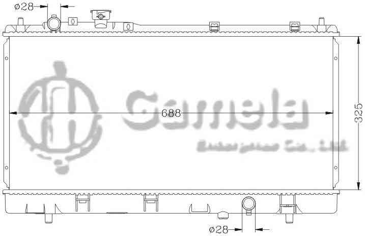 6116072N - Radiator-for-MAZDA-FML-03-Fu-Mei-Lai-Yi-Dai-MT-OEM-ZL05-15-200