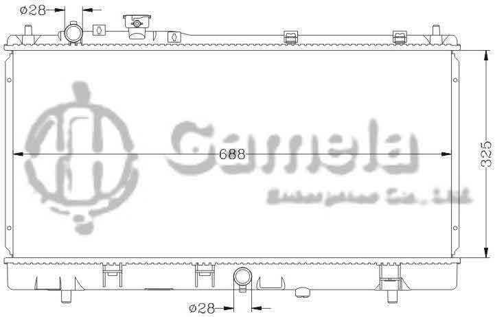 6116086N - Radiator-for-MAZDA-FML-Fu-Mei-Lai-Er-Dai-7163-Hai-Fu-Xing-MT