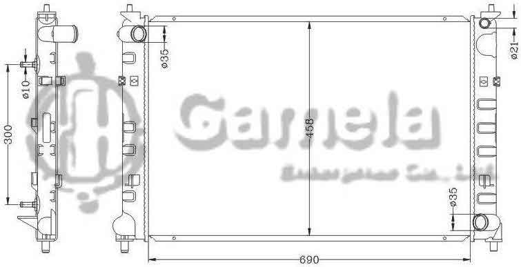 6116095N - Radiator-for-MAZDA-MPV-GF-LWEW-00-03-AT-OEM-FS1E-15-200B