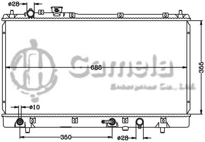 6116111N - Radiator-for-MAZDA-PREMACY-2010-PLM-Pu-Li-AT