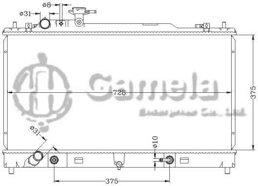 6116119NA - Radiator-for-MAZDA-6-2010-AT