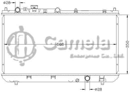 6116122NA - Radiator-for-MAZDA-PREMACY-99-MT-OEM-FP87-15-200A-B-C