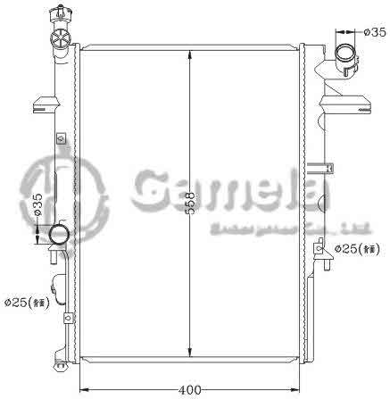 6116146NA - Radiator-for-MAZDA-BONGO-SR5AM-97-99-MT-OEM-WL63-15-200G