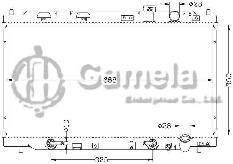 6117009N - Radiator-for-HONDA-INTEGRA-94-00-DB7-B18C-AT-OEM-19010-P73-A03-DPI-2028