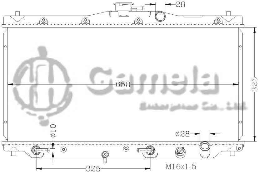 6117015N - Radiator-for-HONDA-ACCORD-86-89-CA5-AT-OEM-19010-PH1-631-632-19010-PH4-671-DPI-928