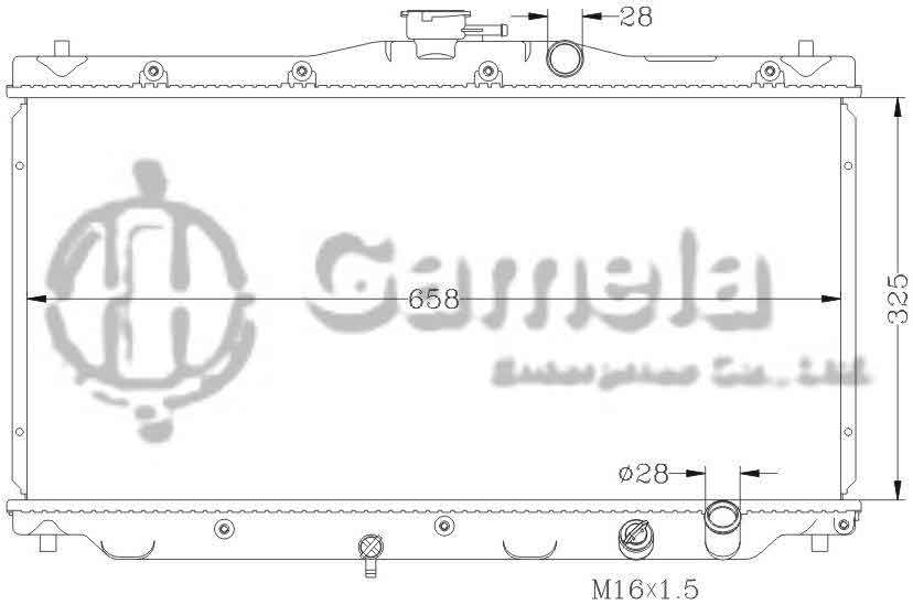 6117016N - Radiator-for-HONDA-ACCORD-86-89-CA5-MT-OEM-19010-PH1-621-622-19010-PH2-003