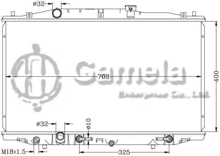 6117019AN - Radiator-for-HONDA-ACCORD-03-05-CM5-AT-OEM-19010-RAA-A61