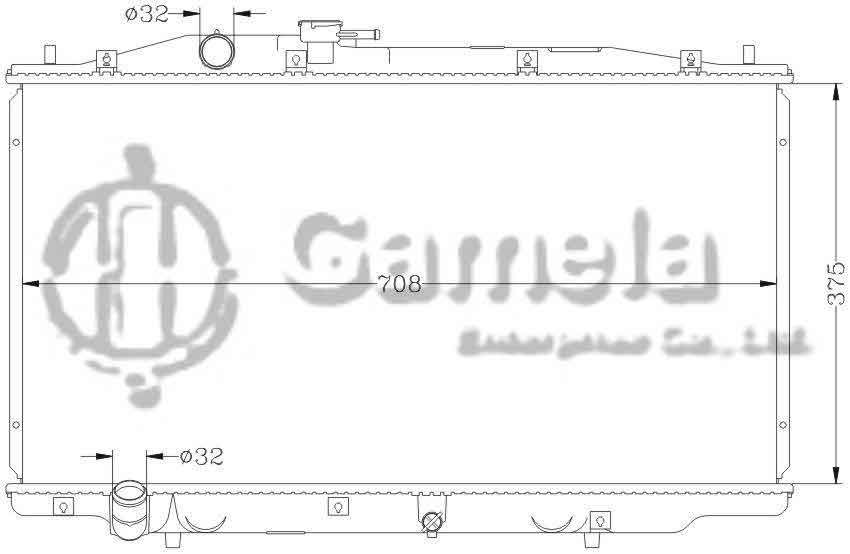 6117040N - Radiator-for-HONDA-ACCORD-03-CM6-3-0L-MT-OEM-19010-RCA-A52