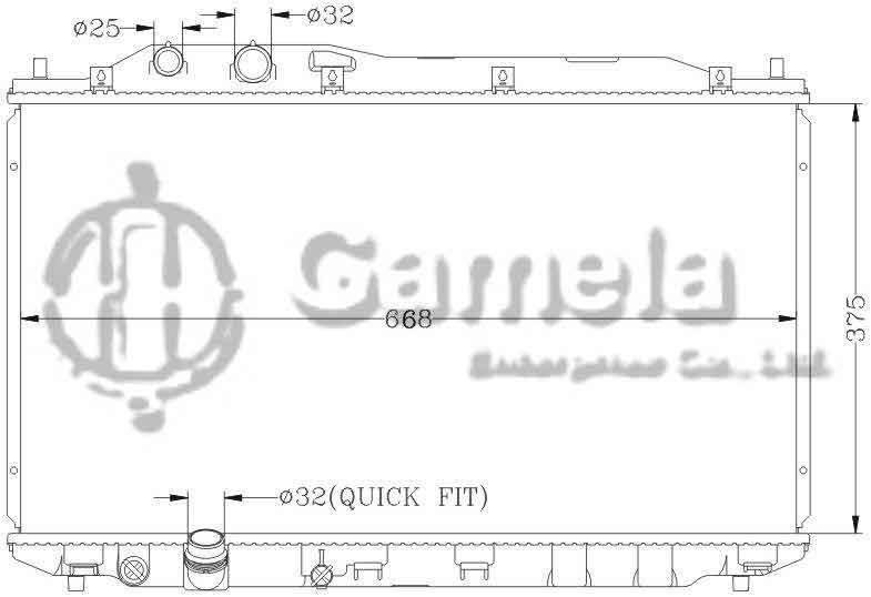 6117060AN - Radiator-for-HONDA-CIVIC-05-FA1-MT-OEM-19010-PNB-A01-C01-19010-RNC-T51-DPI-2922