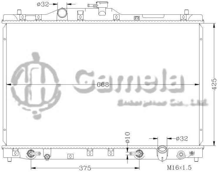 6117063AN - Radiator-for-HONDA-LEGEND-91-95-KA7-AT-OEM-19010-PY3-901-902-DPI-1278