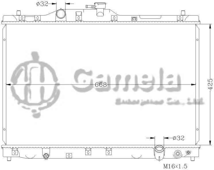 6117064AN - Radiator-for-HONDA-LEGEND-91-95-KA7-MT-OEM-19010-PY3-A01-A02-DPI-1278