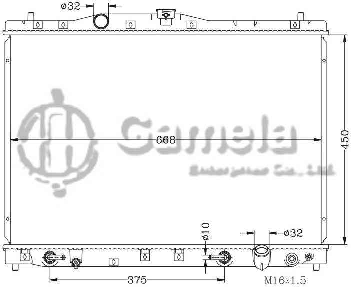 6117065N - Radiator-for-HONDA-LEGEND-96-03-KA9-AT-OEM-19010-P8F-A51-051-19010-P5A-003-DPI-1912