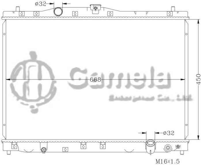 6117066N - Radiator-for-HONDA-LEGEND-96-03-KA9-MT-OEM-19010-P8F-003-19010-P5A-003-DPI-1912