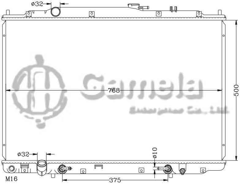 6117076N - Radiator-for-HONDA-ACURA-MDX-01-02-MT-OEM-19010-PGK-A51-DPI-2417