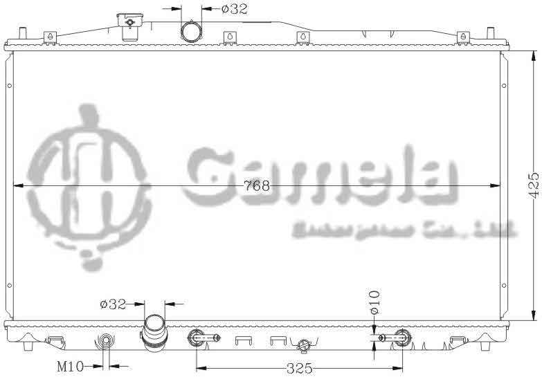 6117079AN - Radiator-for-HONDA-ODYSSEY-MPV-05-RB2-AT-OEM-19010-RFE-902