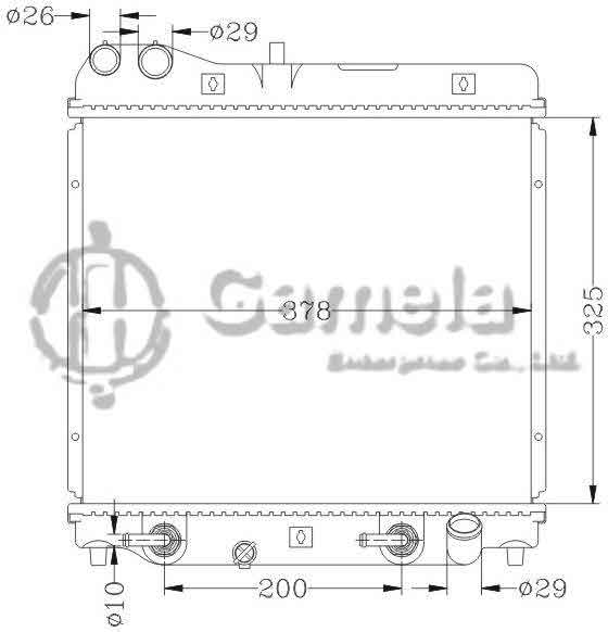 6117083N - Radiator-for-HONDA-JAZZ-01-AT-OEM-19010-PWA-901