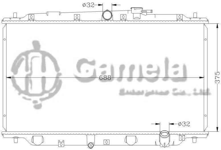 6117088N - Radiator-for-HONDA-PRELUDE-92-96-MT-OEM-19010-DPI-1979