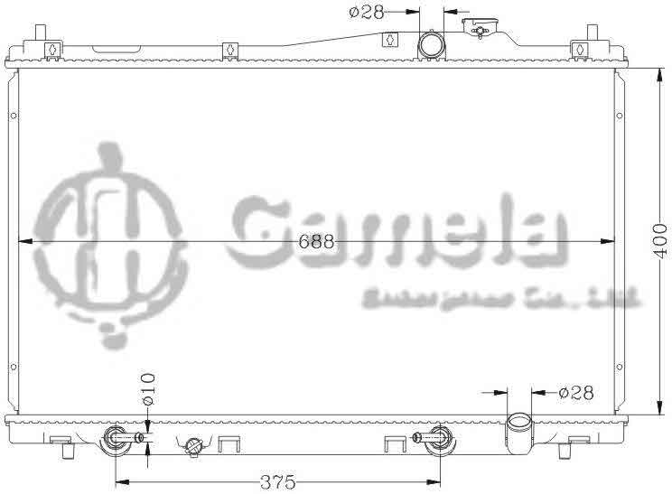 6117101AN - Radiator-for-HONDA-STREAM-01-04-RN1-K17A-AT-OEM-19010-PSA-901