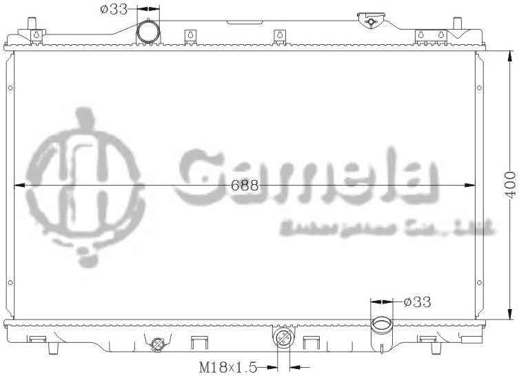 6117104AN - Radiator-for-HONDA-STREAM-01-04-RN3-MT-OEM-19010-PNA-G01-901