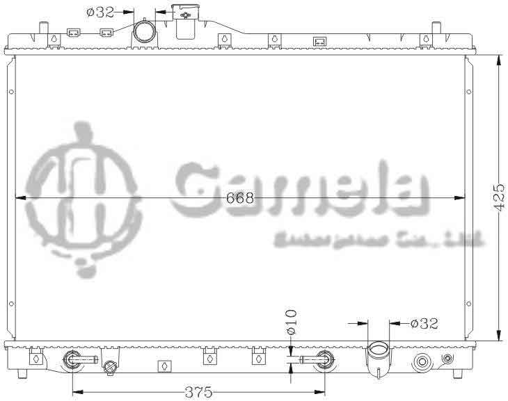 6117107AN - Radiator-for-HONDA-TL-SERIES-97-98-UA3-AT-OEM-19010-P5G-901-DPI-2031